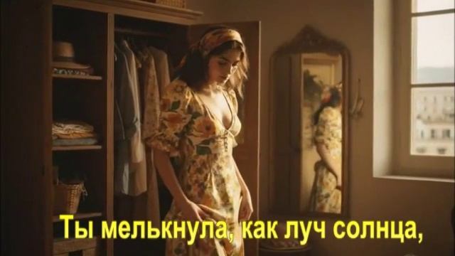 Ты мелькнула, как луч солнца,