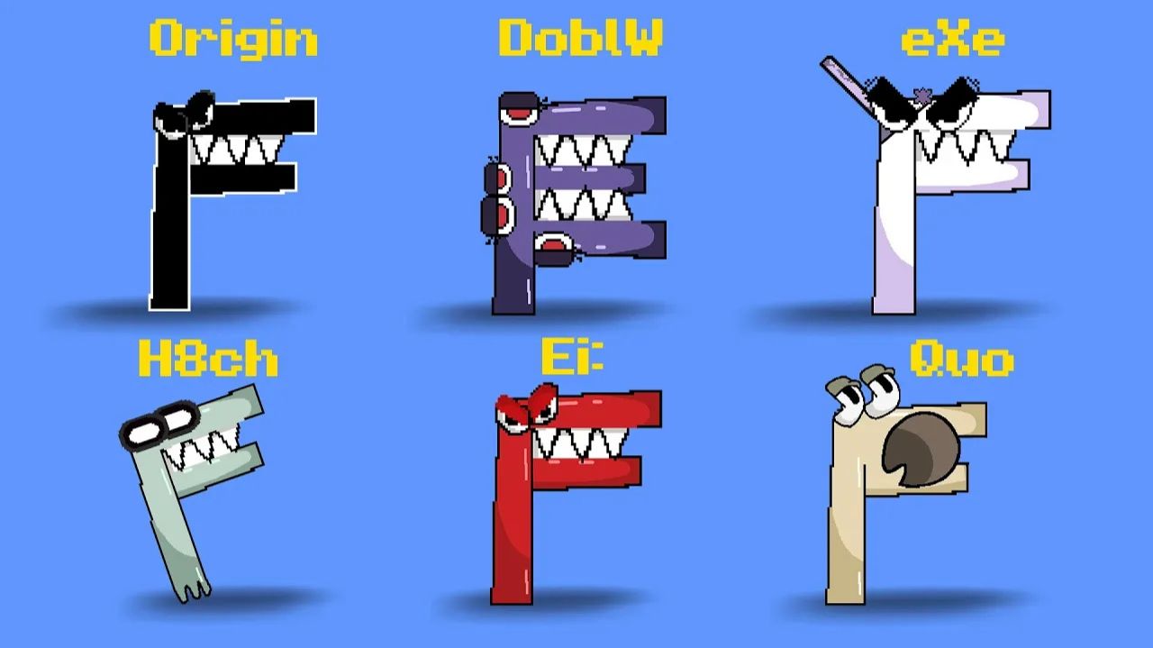 Alphabet Lore ВСЕ ВЕРСИИ! Полный Выпуск 🎭