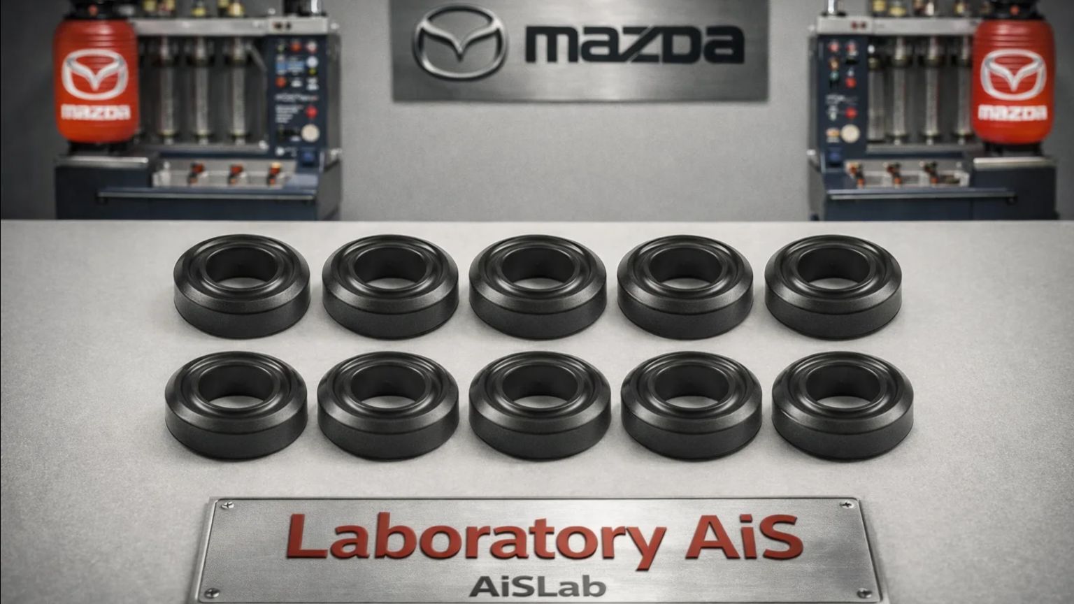 Прокладки инжекторов, 10шт, AiS-G036mf, MAZDA 9S92-A0-8062,.mp4