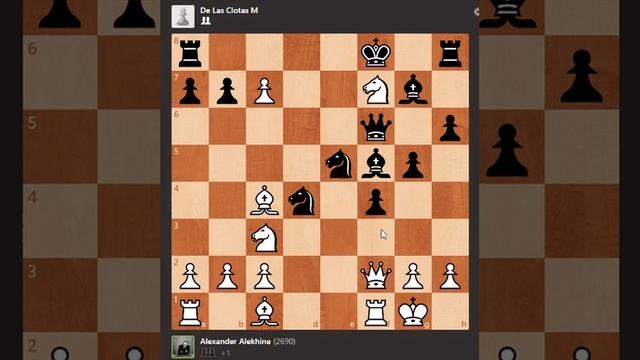 Алехин умно выигрывает соперника в _Королевском гамбите_