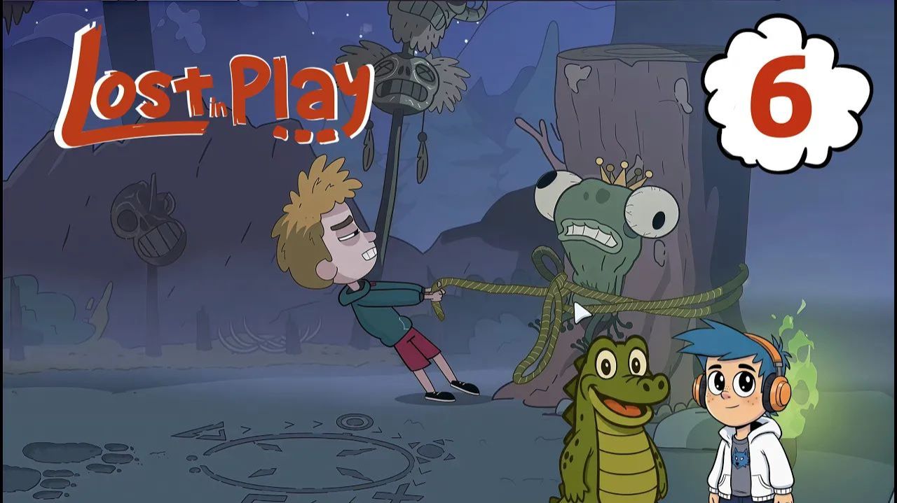 Lost in Play Прохождение 6 уровня — Король Лягушатина почти спасен