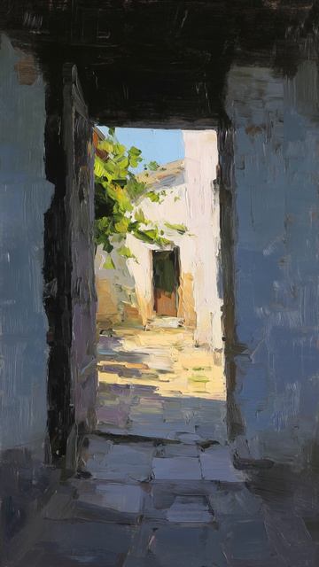 Порог света (картина #1142) / Арт-студия Нормова