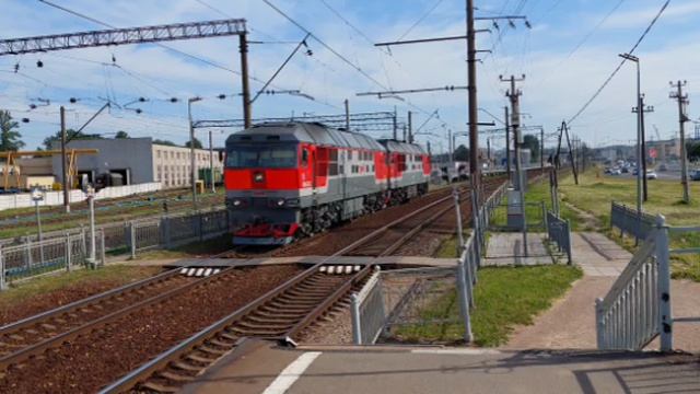 ТЭП70 на платформе "Воздухоплавательный парк": 3 часа стука колес для крепкого сна и успокоения