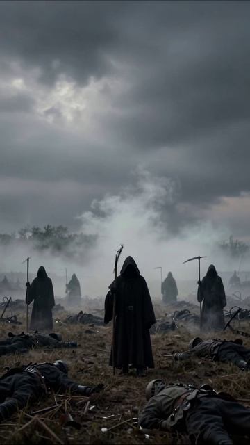 Пришествие смерти: пустота на поле боя #разрушение #смерть #безнадежность
