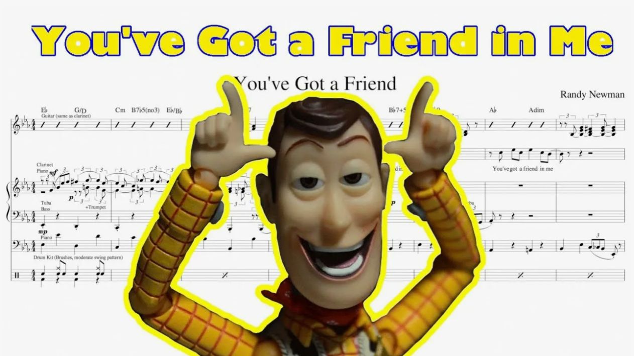 Ноты Фортепиано.  Randy Newman - You've Got A Friend In Me