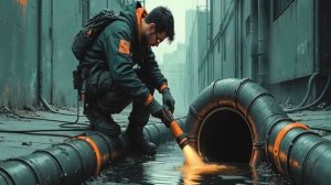 Особенности прочистки дренажных и фекальных труб канализации