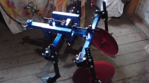 Дисковый окучник с культиваторными лапами для мотоблоков НЕВА,ОКА.