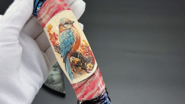 Авторский нож от кузницы Медведь