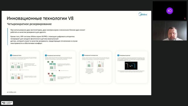 Запись открытого вебинара 14.04.26 Ассортимент VRF-систем Midea 2026