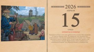 15.03.2026 Народный календарь