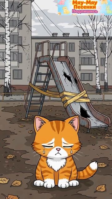 Котёнок Гав и горка | Поставь лайк и мечта сбудется 🛝😿❤️