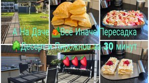 Vlog 🇩🇪 БЫСТРЫЙ И ОЧЕНЬ ВКУСНЫЙ ДЕСЕРТ 🍧🔥И Пирожное из Слоёного теста и с элерами 🍓🍓🍓