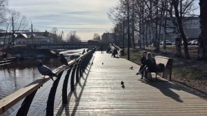 Спасо- Преображенский храм на берегу реки Соломбалка