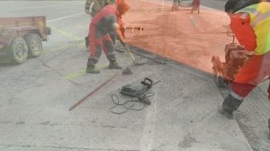 Устранение шелушения на бетонном покрытии.