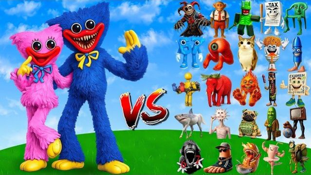 ПАРА ИЗ POPPY PLAYTIME Vs ВСЕ БОССЫ МАЙНКРАФТ | БИТВА МОБОВ МАЙНКРАФТ