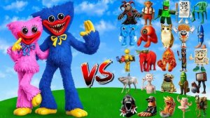 ПАРА ИЗ POPPY PLAYTIME vs ВСЕ БОССЫ МАЙНКРАФТ | БИТВА МОБОВ МАЙНКРАФТ