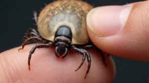 ЭНЦЕФАЛИТНЫЙ КЛЕЩ легко ОБНАРУЖИТЬ осязанием. Чувствуется щекотание по коже как ползет муравей