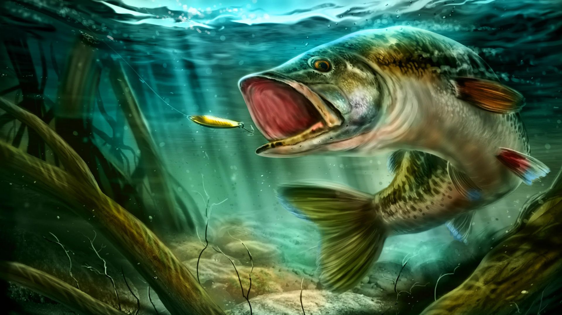 Играем в Ultimate Fishing® Simulator ловим рыбу на р.Увац. (Троф лосося!)