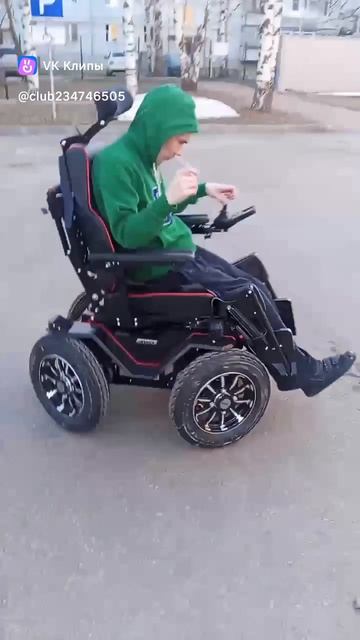 Коляска Catervil 4wd Pro в действии