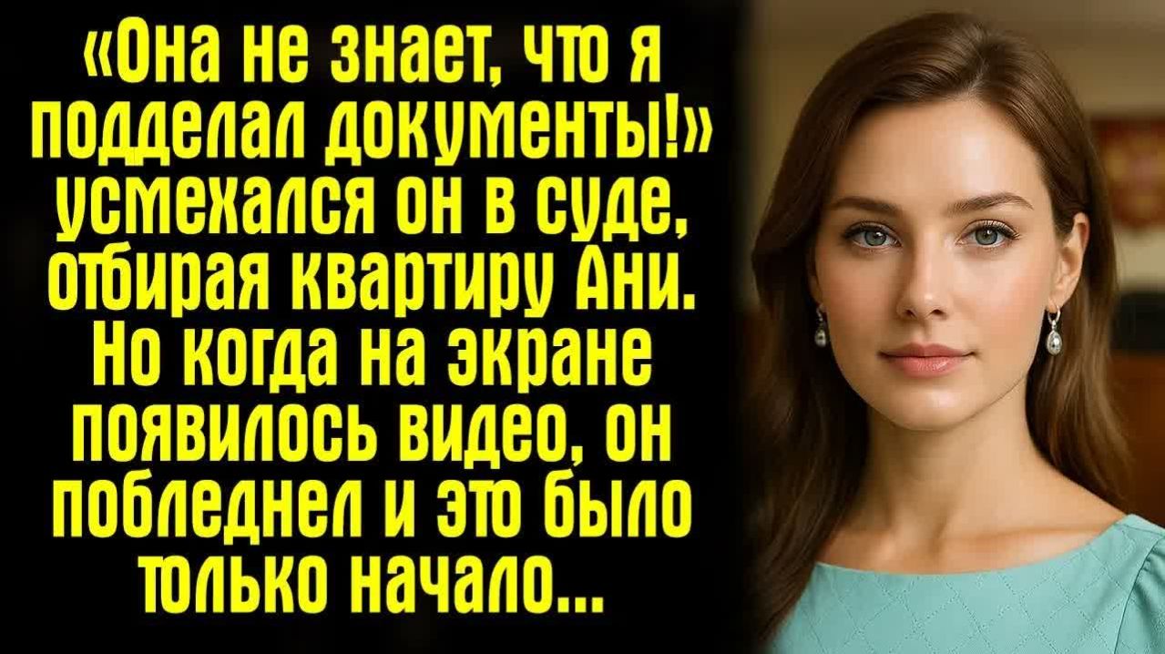 Истории из жизни. Слушать истории.  «Она не знает, что я подделал документы!» — усмехался он в суде
