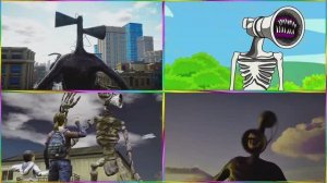 МУЛЬТИКИ ПРО МОНСТРОВ СИРЕНОГОЛОВЫЙ И ВЕСЕЛЫЙ ТАНЕЦ ГЕРОЕВ 📢👹✨