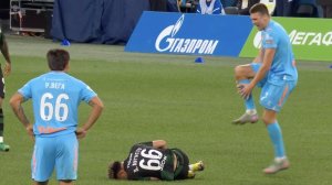 Клоунада от нападающего «Зенита»  Александра Соболева.