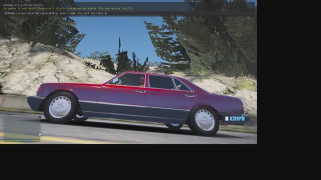 Mercedes-Benz W126 супер легендарный дрифтовый седан из 90х в GTA 5