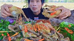 #MUKBANG Куриный суп с соусом из морепродуктов и вкусными овощами! ASMR ЕДА НА КАМЕРУ ОБЖОР ОБЕД