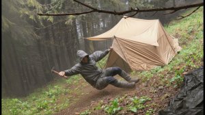 Начало весеннего выживания в лесу / Приготовление пищи в стиле бушкрафт, вкусные блюда дикой природы