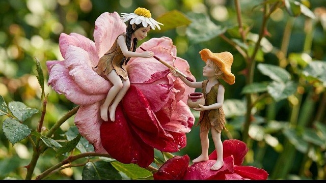 День волшебной цветочной живописи в Деревне лесных духов  Расслабляющая кельтская музыка и уютная