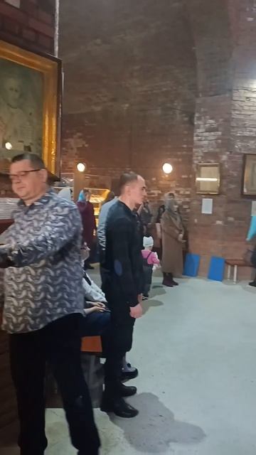 В храме Георгия Победоносца на Старателе