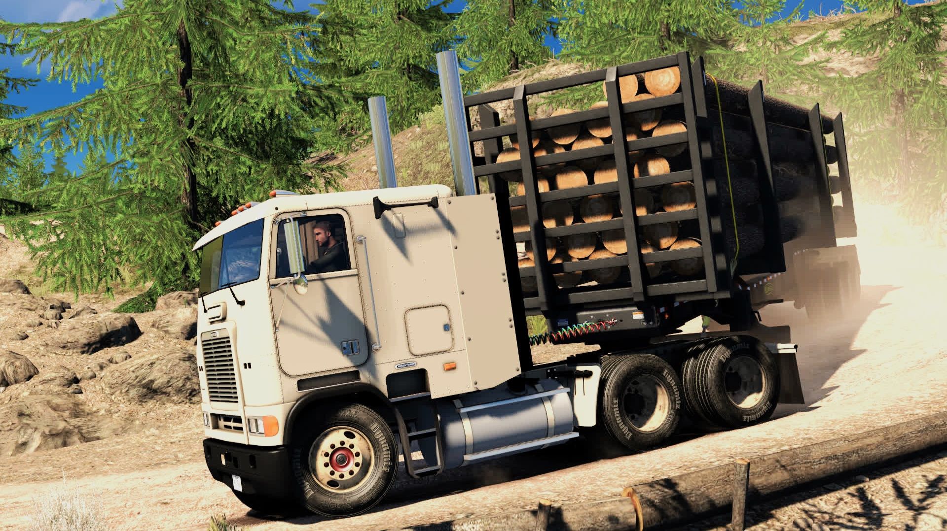 625 / ATS 1.58 / Freightliner FLB / Сегодня работаю в Айдахо. Штат - Самоцвет.