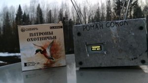 Тест патронов Сибирь CLASSIC 32г.