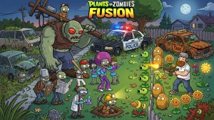 Plants VS Zombies Fusion 3.5 РАСТЕНИЯ ПРОТИВ ЗОМБИ Grafted mod pvz ПВЗ МОД Hybrid