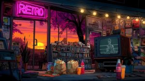 Retro Movie Night 🎬 Synthwave & Chillwave Film Vibes
