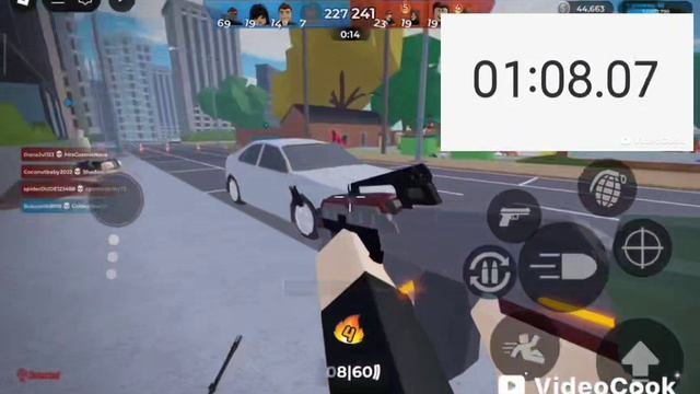 спидран по Roblox