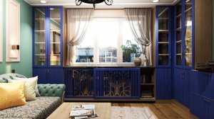 Обзор гостиной и прихожей в стиле ардеко