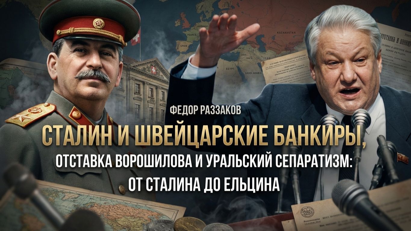 Фёдор Раззаков | Сталин, швейцарские банкиры, отставка Ворошилова и уральский сепаратизм: до Ельцина