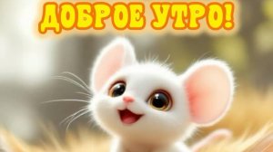 С добрым утром! Красивая музыкальная открытка.