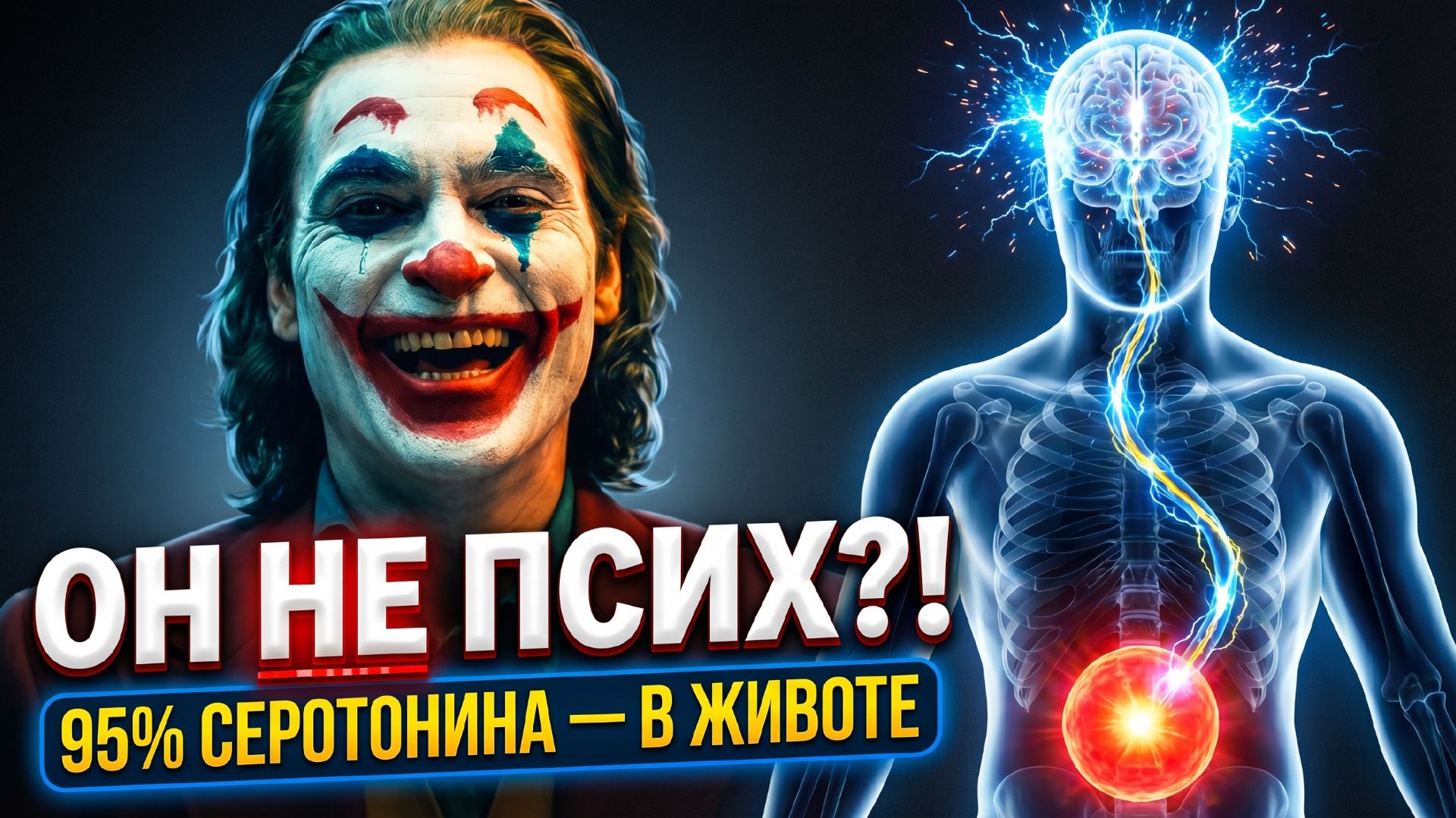 Счастье начинается в животе. Гастро-разбор фильма «Джокер». Разбор оси «Кишечник-Мозг»