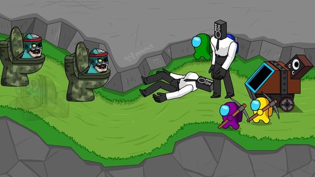 амонг ас анимация