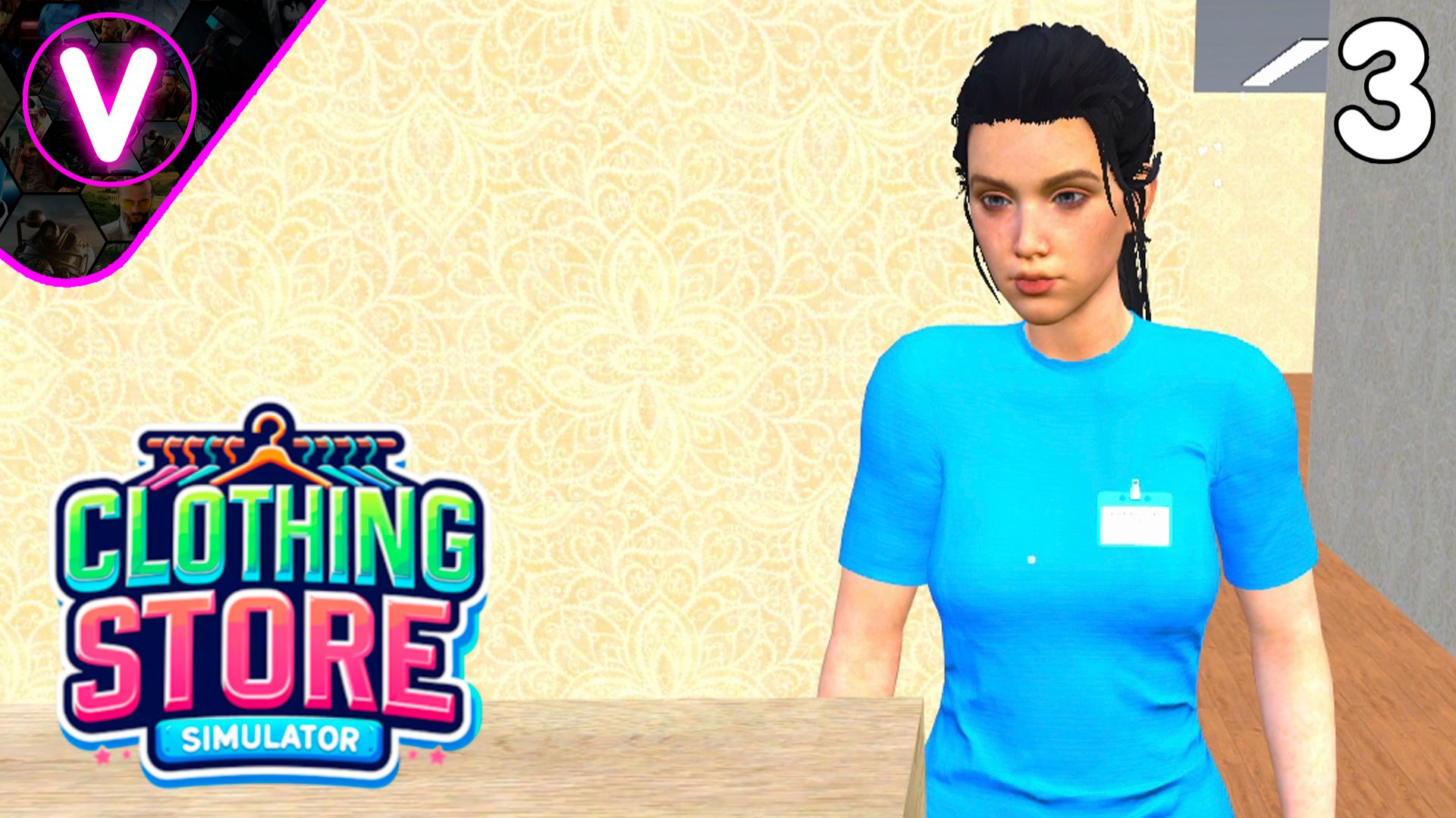 НАНЯЛ ПЕРВУЮ КАССИРШУ ➤ Clothing Store Simulator ➤ Часть: 3