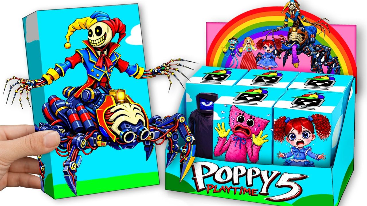 💖Бумажный DIY💖 Распаковка слепой коробки ПРОТОТИП — Все коробки Poppy Playtime