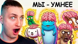 Животные с более высоким IQ, чем у нас - реакция Градуса и Вазачки