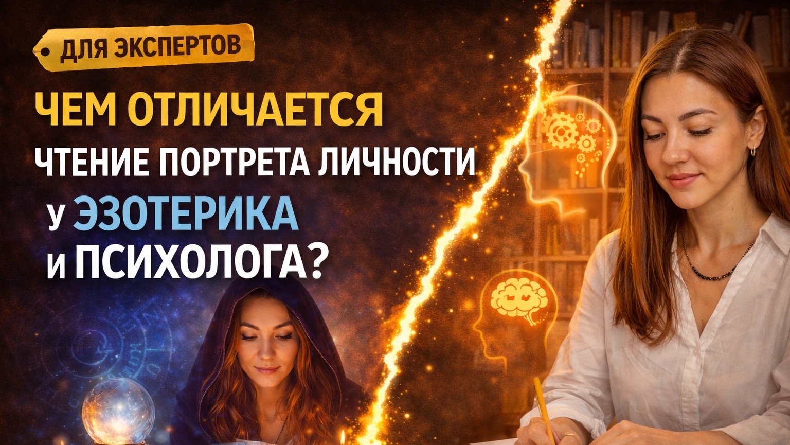 В чем разница чтения портрета психолога и эзотерика