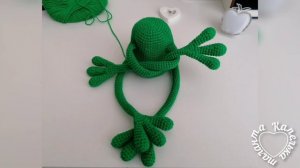 В отпуск готова✨ Саквояж собрала✨ Лягушка крючком🐸