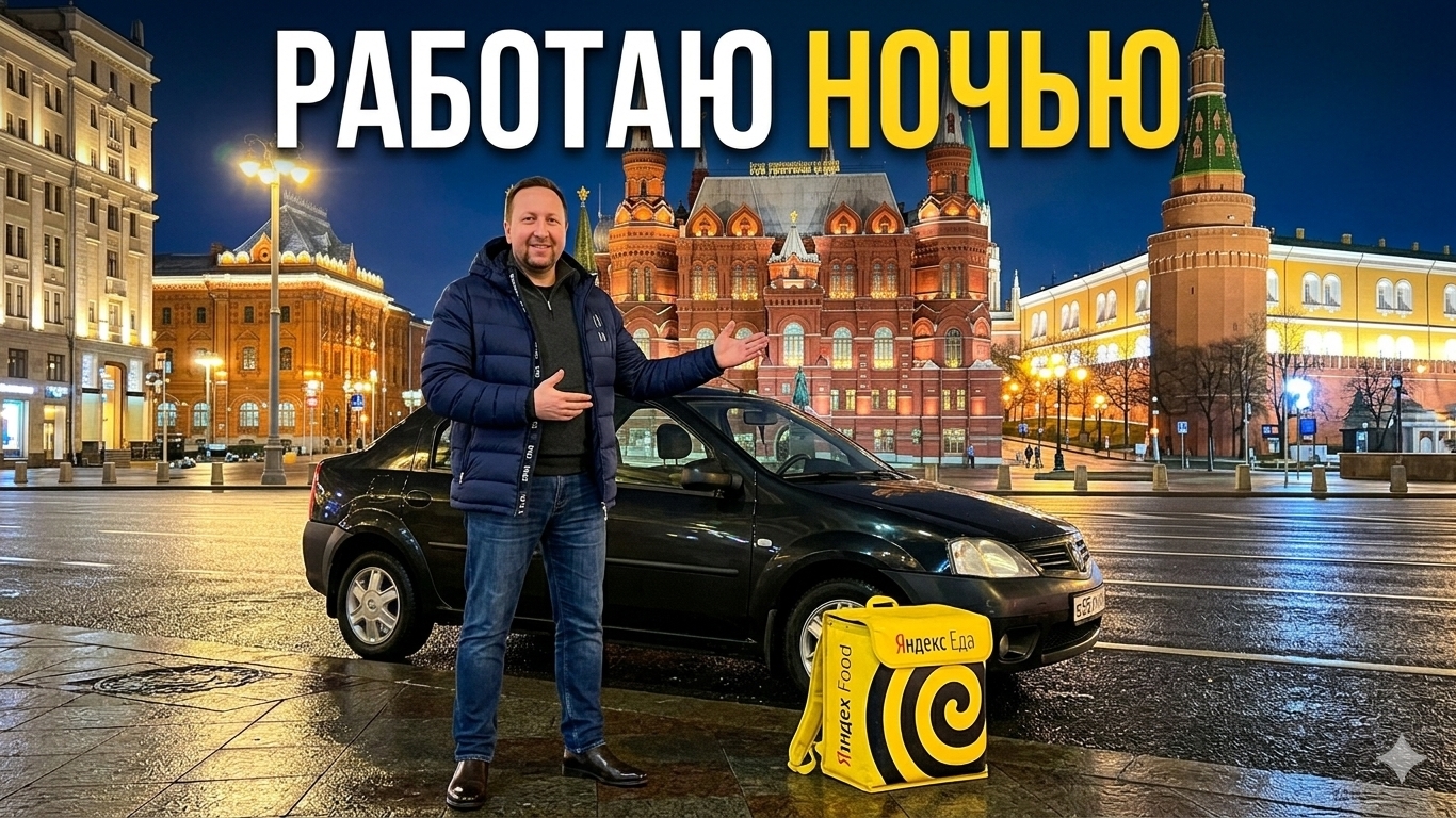 РАБОТАЮ КУРЬЕРОМ ПО НОЧНОЙ МОСКВЕ / СКОЛЬКО ЗАРАБОТАЛ?