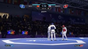 Гэо (китай) vs Башир Аджиев  Первенство Мира среди юниоров в Ташкенте 2026