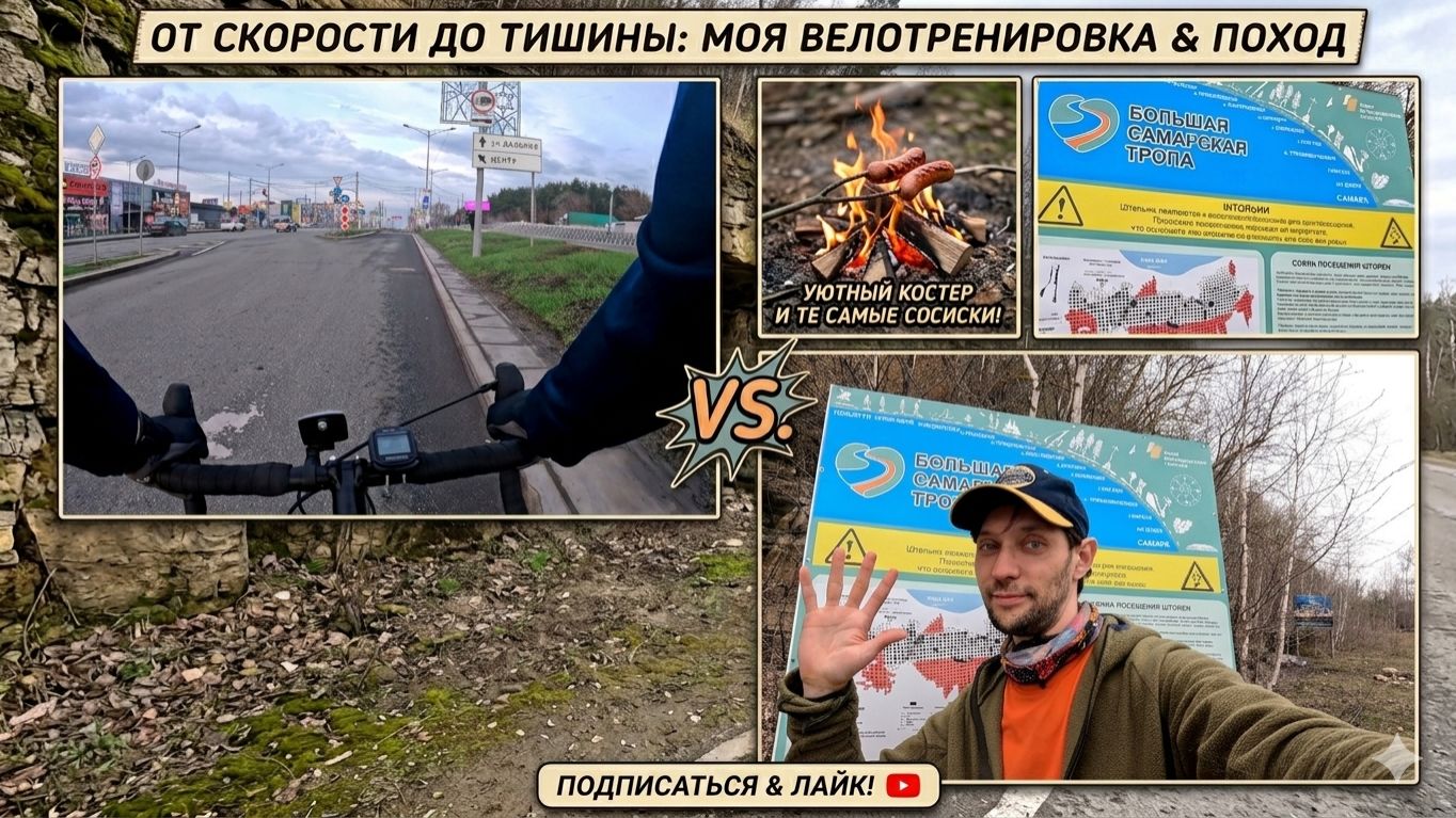 От скорости до тишины: Велотренировка и поход в Сокские штольни