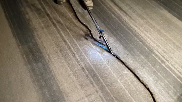 Герметизация трещин в цементобетонных покрытиях